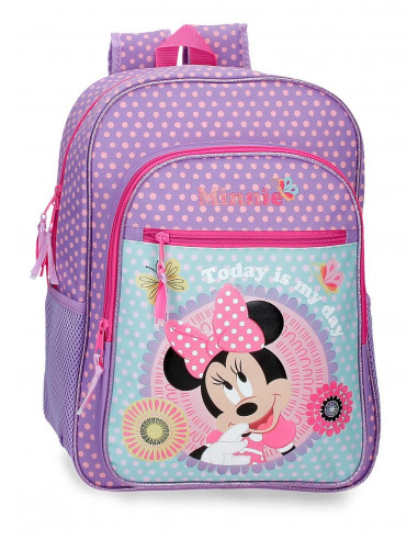 MOCHILA ADAP. 40CM. MINNIE TODAY IS MY DAY